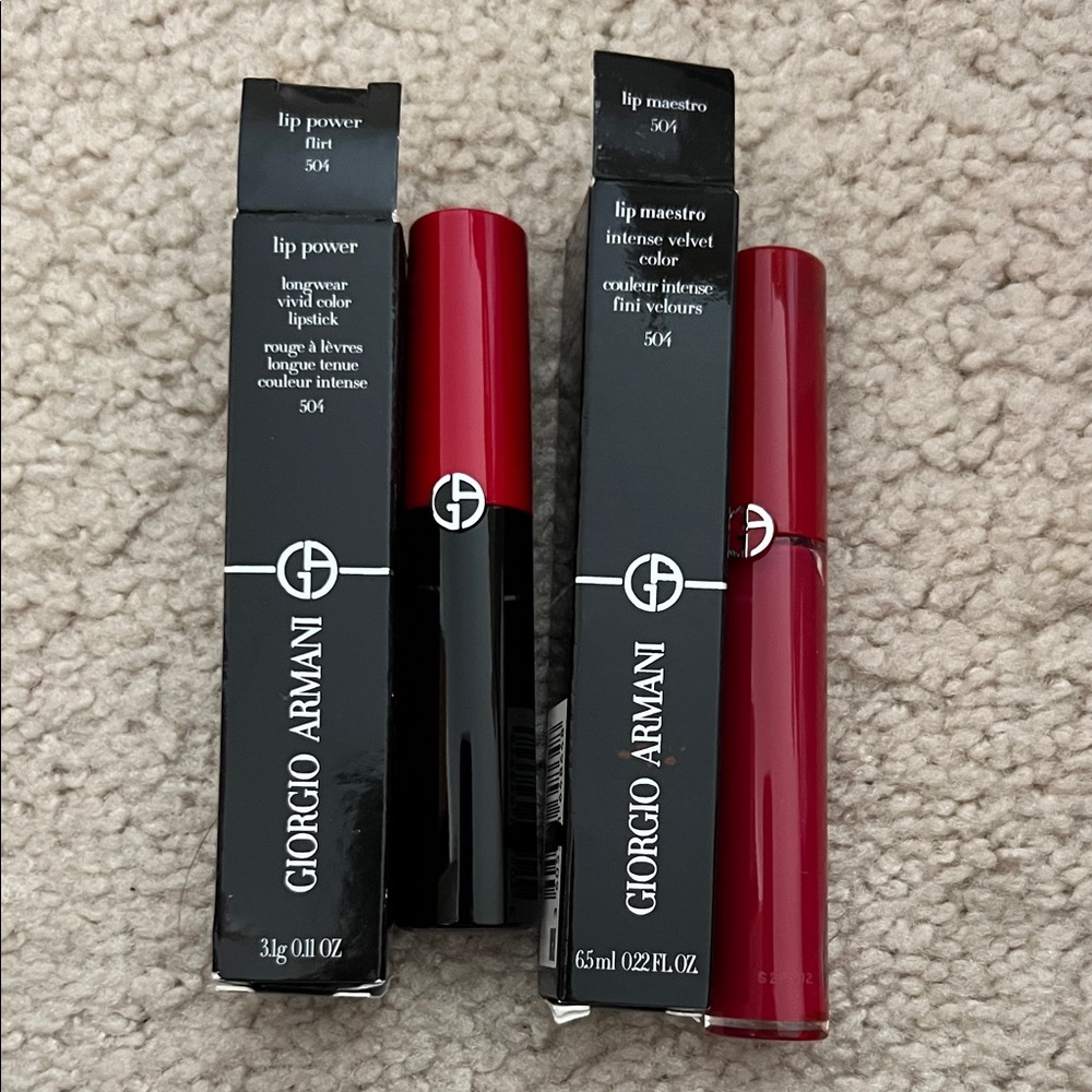 Giorgio Armani Lip Duo — Deep Red